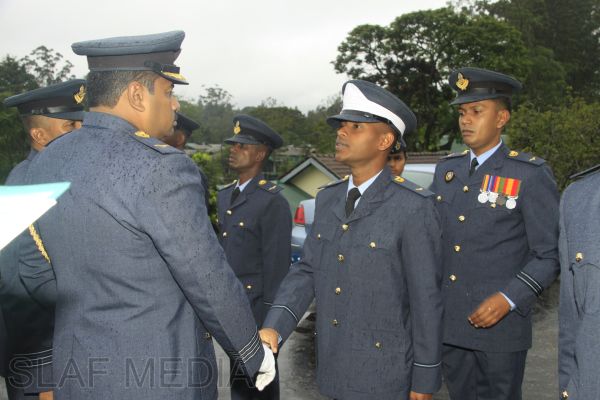 The Commissioning and Passing Out Parade at SLAF Diyatalawa